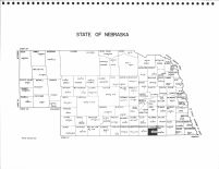 Nebraska State Map, Thayer County 1976